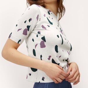 Made In Canada Jacquard Knit Tshirt